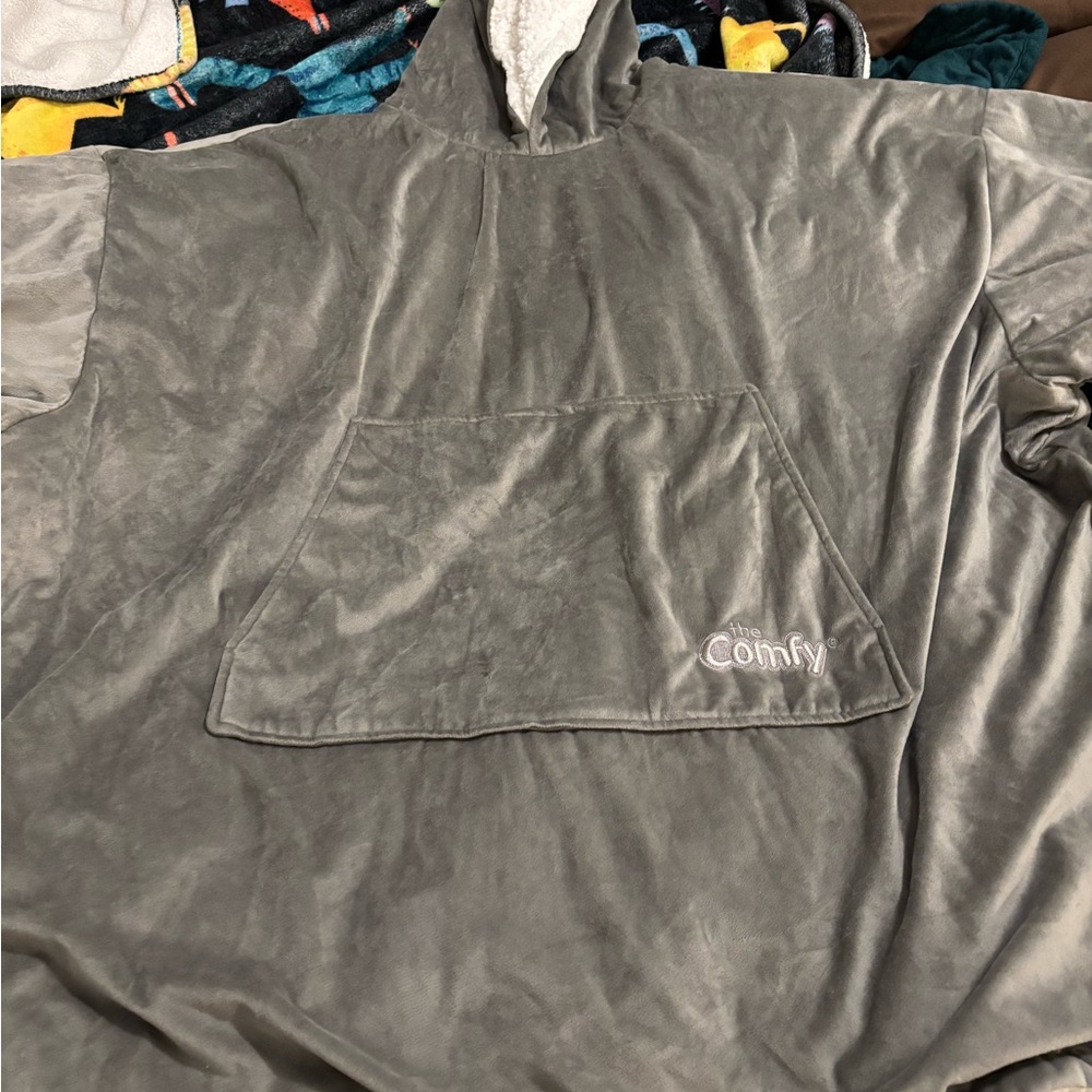 The Comfy Oversized Gray Hoodie Blanket